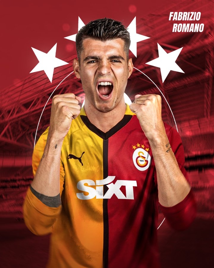  加拉塔萨雷官方：已经与莫拉塔和AC米兰正式就租借事宜开启谈判