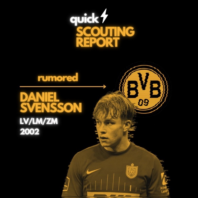  德天空：多特蒙德与北西兰谈妥租借斯文松，今夏会将他买断