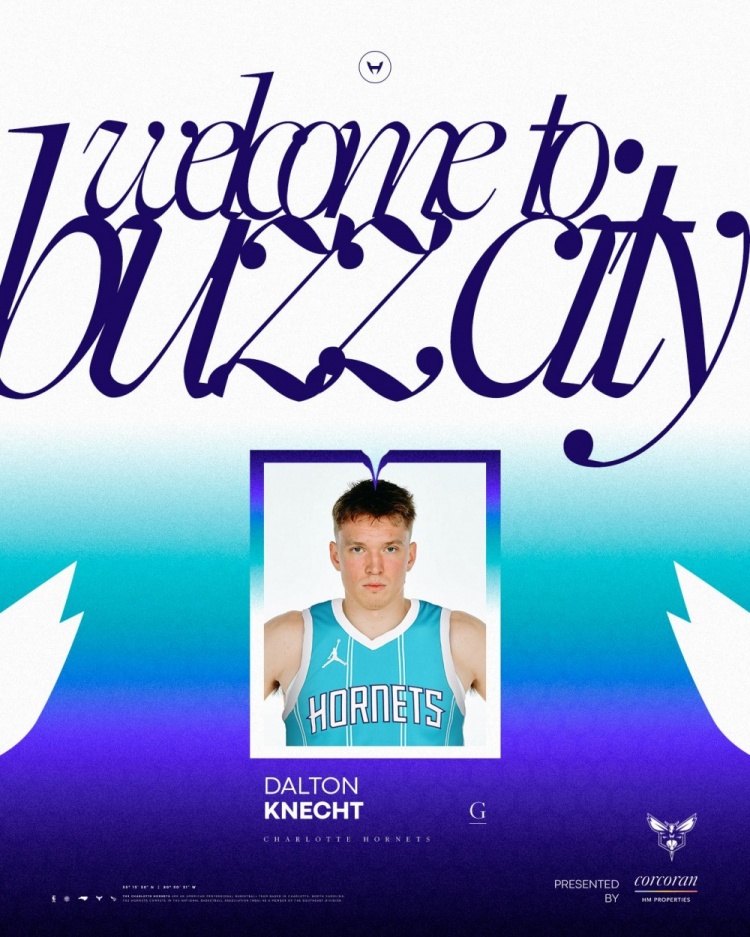  迫不及待！黄蜂官方欢迎克内克特：夏洛特为你准备好了！